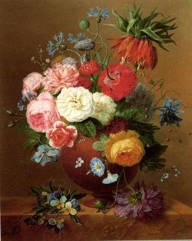 unknow artist Floral, beautiful classical still life of flowers.089 oil painting picture